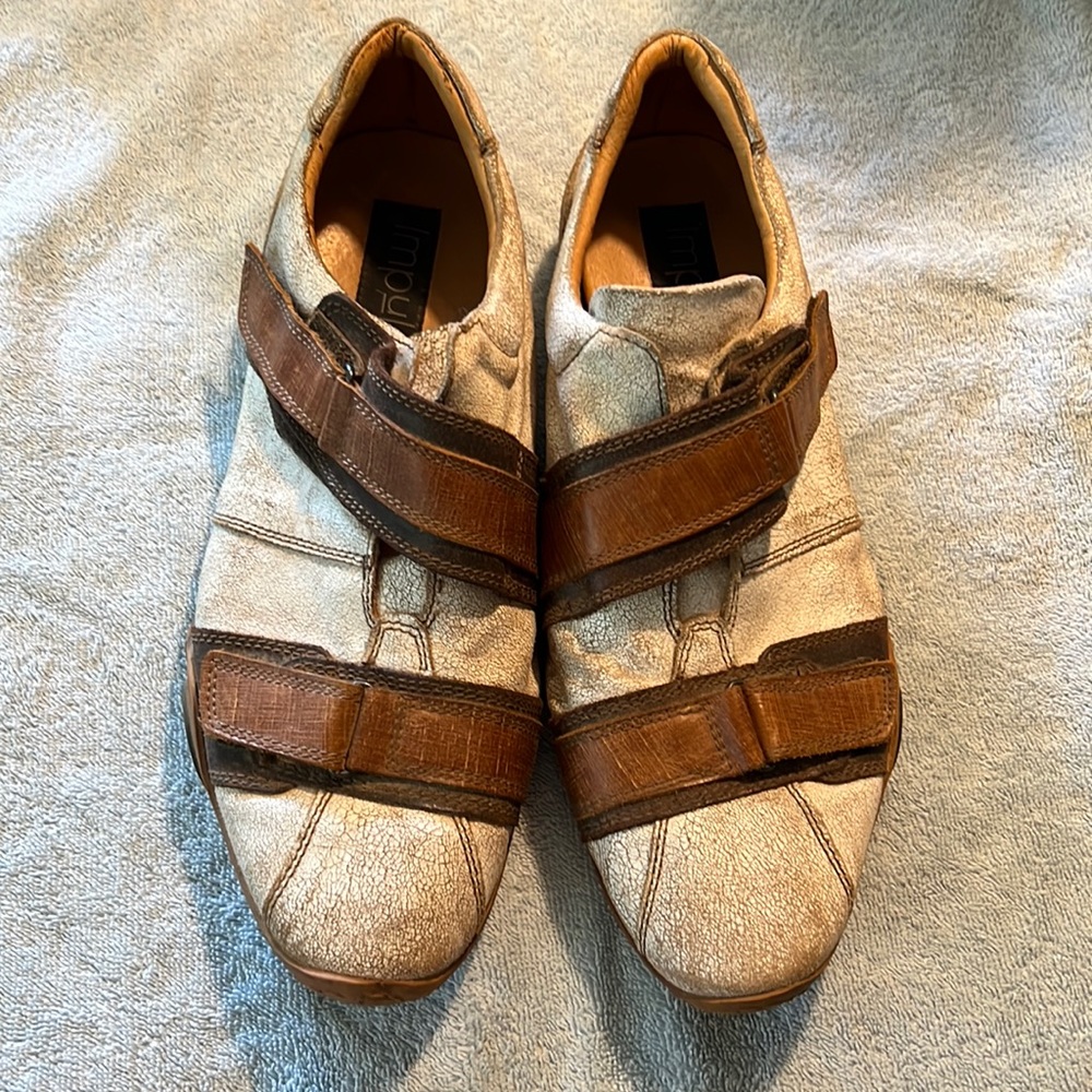 Impulse Leather dress causal sneaker shoe unique size 45